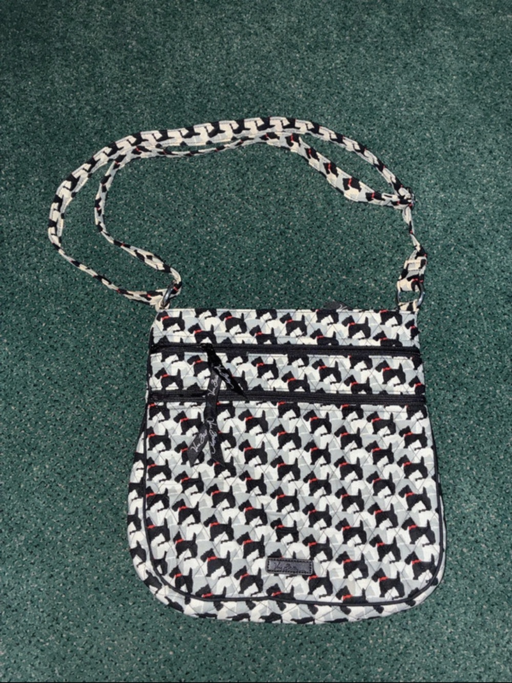 Vera Bradley Scottie Dog Quilted Crossbody Bag